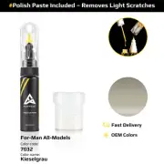 Touch Up Paint For Man All Models 7032 Kieselgrau With Polish Paste