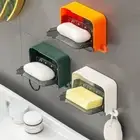 Wall-mounted Drawer Soap Dish Punch Free Laundry Soap Box