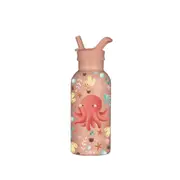 Sassi Vacuum Insulated SS Childrens Drink Bottle 350 ml Slurpy The Octopus 12m+