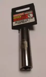 Craftsman 3/8" Drive 7/16" 6 Pt Deep Socket SAE Easy Read 45836 USA NOS