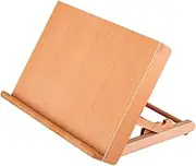Generic Wooden Tabletop Easel for Painting Drawing and Sketching Board Book Holder Display Stand Adjustable Angle for Beginners