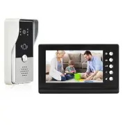 Video Doorbell Intercom System 7" Monitor Video Door Kits Wired Video Door En...