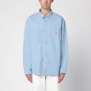 [Carhartt WIP] Misty sky Walter Shirt Jacket XL Light blue