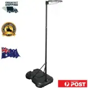 Action Sport Net Ball Stand Kit For Indoor Game Adjustable Height Wheels AU.