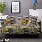 1/2/3/4 Seater & L Shape Sofa Covers Couch Slipcovers Abstract Designs