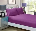 1000TC Ultra Soft Fitted Sheet & 2 Pillowcases Set - Super King Size Bed -