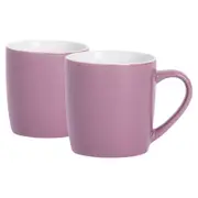 Argon Tableware Coloured Coffee Mugs - 350ml - Pack of 2