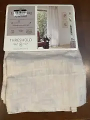 1pc 54"x84" Light Filtering Linen Window Curtain Panel - Threshold™