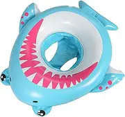 Inflatable Floats for Pool - Kids Swim Trainer Shark Shape Inflatable Pool Floats - PVC Waterproof Pool Toy, Swimming Ring Tube for Bathtub, Boys Girls, Water Activities, Beach