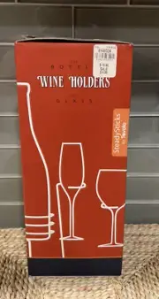Steady Sticks wine bottle and glass holders ~ Picnics ~ Beach ~ Outdoor Concerts