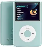 Y1 Mp3 Player with Bluetooth 128G Innioasis Version Upgrade Portable Mini HiFi Sound Bluetooth Walkman Digital Music Player 2.4" Screen Nice 2025 Teal