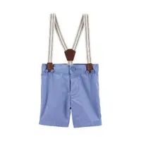 在飛比找momo購物網優惠-【OSHKOSH】藍色吊帶短褲(原廠公司貨)