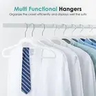 Hanger Hook Reinforced Corners Heavy Duty Coat Hangers with 360-degree Rotating