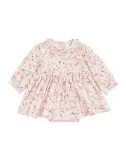 [Bebe by Minihaha] Flossy Print Overlay Dress in Multi