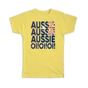 Gift T-Shirt : Aussie Oi Flag Australia Country Australian Accent