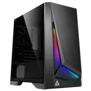 A - Antec DP301M Dark Phantom Micro ATX Gaming Case ARGB Front LED Tempered ...
