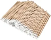 1000 Pcs Pointed Cotton Swabs - 4 Inch Microblading Cotton Buds with Wooden Sticks - Precition Tip Cotton Swabs for Makeup Touch-ups - Tattoo Permanent Supplies