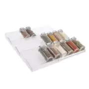 NEW DLINE EXPANDABLE IN DRAWER SPICE RACK Storage Shelf Shelve