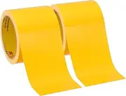 uxcell 3"x0.01" Bookbinding Tape, 22 Yard Total 2 Roll Cloth Bookbinding Repair Tape Book Binding Tape Self Adhesive for Repairing Old Books, Yellow