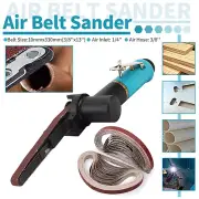 Mini Air Belts Sander Set Compressor Pneumatic Tool Polishing For Wood Plastic
