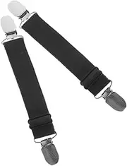 [Abaodam] Adjustable Elastic Fixing Strap Clips for Pants Unisex Windproof Boot Holders Durable and Elastic Design for Comfortable Riding and Outdoor Activities