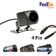 4 Pin Car Rear View Camera Waterproof For Car DVR Mirror Dash Cam Night Sight