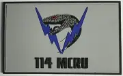 114 MCRU RAAF Air Force PVC Patch Australia