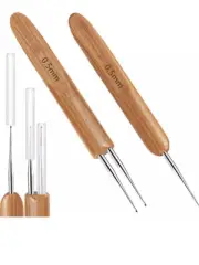 Crochet Latch Hooks Skill Needle for Hair Weave Micro Braid Knitting Dread Lock