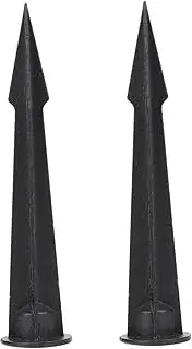 HIAKDOFT 2pcs Ground Spikes for Outdoor Led Lights Lamp Accessories for Festivals and Parties Easy to Install Stakes for Lawn Lighting Decorations