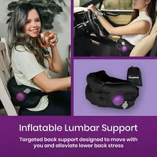 [4美國直購] Cabeau 可調充氣腰部支撐帶 Incredi-Belt Inflatable Lumbar Support Belt
