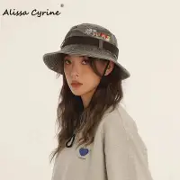 在飛比找蝦皮商城精選優惠-𝑻𝑼𝑻𝑼® Alissa Cyrine水洗牛仔漁夫帽復古帽子