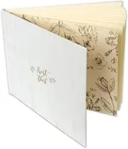 Customoffi Guest Book - Wedding Graduation Birthday Baby Shower Engagement - Simple and Unique With its 15 Blank Sheets