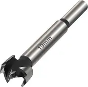 Vearter 19mm Forstner Drill Bit, High Carbon Steel Multi-Tooth Woodworking Tools with Round Shank, Hinge Boring Hole Cutter for Solid Wood, MDF, Plastic, Particleboard, Plywood
