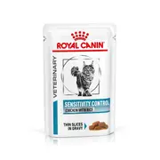 ROYAL CANIN VETERINARY DIET Sensitivity Control Adult Wet Cat Food Pouches - 85g