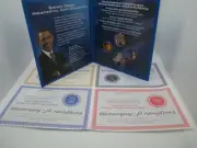 44th PRESIDENT BARACK OBAMA PRESIDENTIAL COIN SET & Certificate of Authenticity