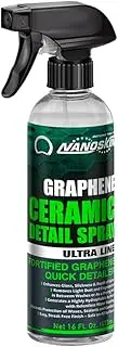 Nanoskin Graphene Ceramic Detail Spray 16 oz – Hydrophobic Waterless Quick Detailer for Car Detailing | Prolongs Waxes, Sealants & Coatings| Dust Buster, Clay Bar Lubricant, Drying Aid & More