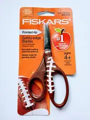 FOOTBALL KIDS SCISSORS Fiskars School Crafts Sport Children Summer Camp Boy Girl