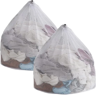 Laundry Bags Mesh Large Washing Bags for Delicates 2 Pack, 23.5‘’ X 31.5'' with