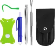 AIMALL Tick Removal Kit for Pets, Dog Lice Fork, Flea Hook, Insect Catch Twee...