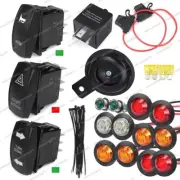 Rocker Switch Universal Turn Signal Street Legal Led Light Kit for ATV UTV RZR