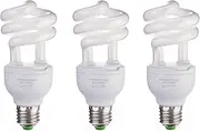 13W Reptile Bulb UVB 5.0/10.0 Energy Saving Compact Terrarium Bulb for Rainforest or Desert Type Reptiles, Snakes, Lizards, Tortoises,1/2/3 Packs