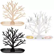 2 Pc Hanging Jewelry Tree Stand Holder Organizer Display Rings Bracelet Necklace