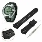 Rubber Gel Watch Band Straps Wristband W/Tool for SUUNTO OBSERVER SR X6HRM