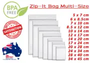 NEW 100pc 500pc BPA Free Resealable Zip Lock Bag Clear Plastic Zip Bag Free Ship