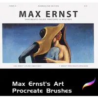 在飛比找蝦皮購物優惠-筆刷---Max Ernst Procreate馬克思 恩斯