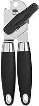 Can Opener, Heavy Duty Stainless Steel Can Opener with Soft Touch Grip Handle, Smooth Edge Manual Handheld Opener, Rust-Proof with Oversized Easy-Turn Knob