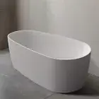 Riva VISTA 1500mm 1700mm Matte White Egg Shape Oval Freestanding 1Bath Tub