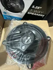 (1) SCOSCHE Car Replacement Speaker 3 Way 5.25" 140 Watts Peak 35 Watts RMS NEW