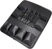 Healeved Hairstylist Scissor Storage Bag Barber Tools Bag with Clipper Scissor Holder Oxford Cloth Hair Cutting Kit