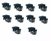 Set of 10 12V 20A Carbon Fiber Cover Rocker Toggle Switch SPST ON/OFF